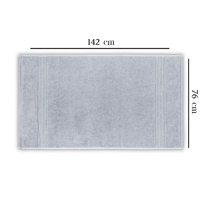 Mijölnir Toalla de Baño Algodón 100% 450 gr/m² 76 x 142 cm Gris Lujo Suavidad Absorción Experiencia Spa